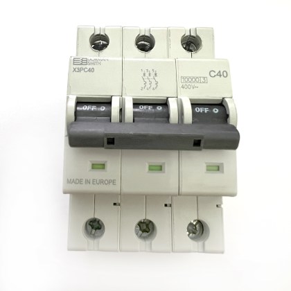 Dorman Smith X3PC40 C40 40A 40 Amp 3 Pole Phase MCB Circuit Breaker Type C